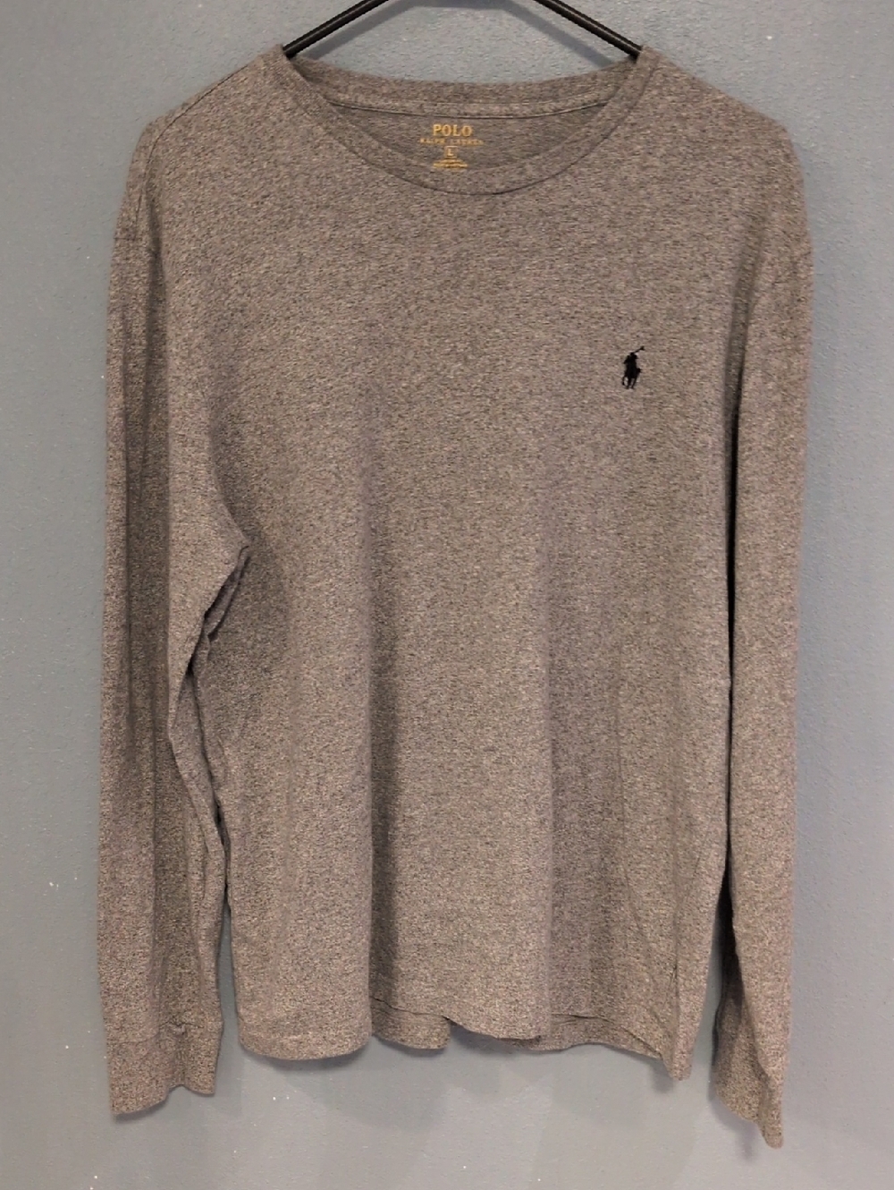 Polo Ralph Lauren 100% Cotton Crewneck Long sleeve Preppy Academia Custom Fit